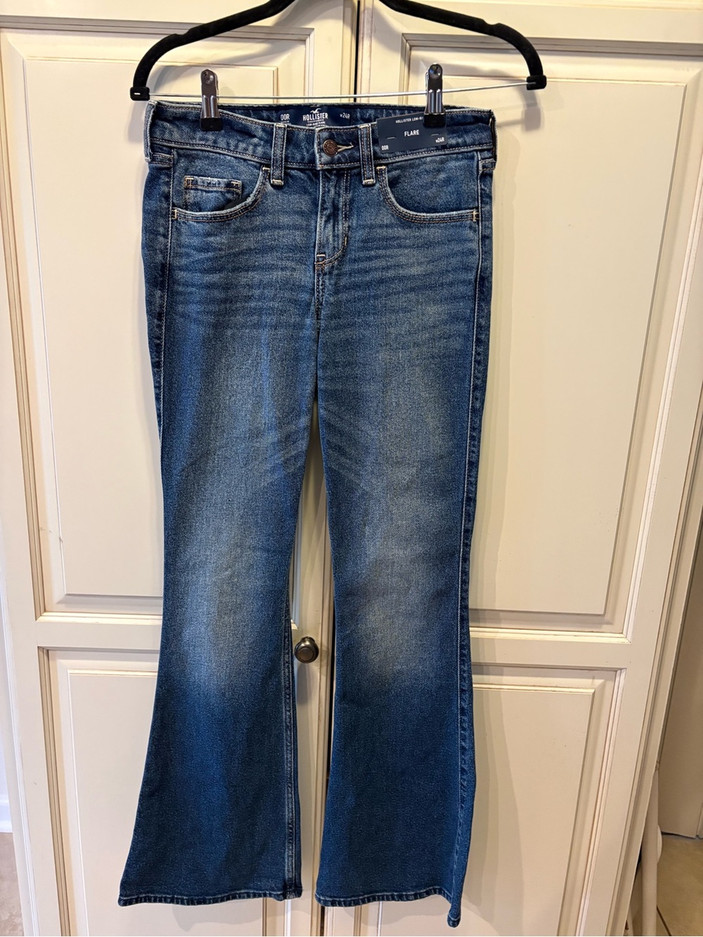 Hollister Junior Girls Flare Jeans NWT 24R Liw Rise